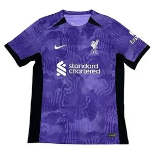 Nike Liverpool FC Third Jersey Mens Medium Purple 2023-24 Dri-FIT Soccer Shirt